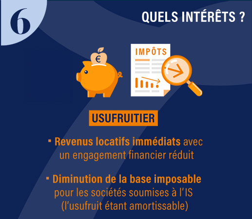 quels intérêts pour l'usufruitier ?